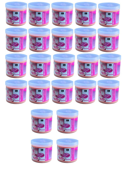 Walee Professional Pink Wax Pot Tub Jar Depilatory Face Leg Body Waxing Strip Beauty (500g) (one size, 12000, gram) 24PC Full Box wholesale price (Each one price 4.79)- Next Day Free Delivery