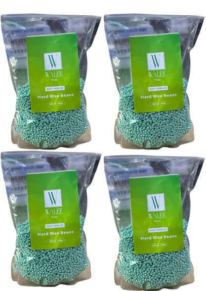 Walee Professional Tea Tree Hot Film Wax Pellets 700g 4PC (Each one price 9.49)- Next Day Free Delivery