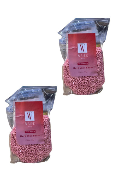 Walee Professional Pink Hot Film Wax Pellets 700g 2PC (Each one price 9.99)
