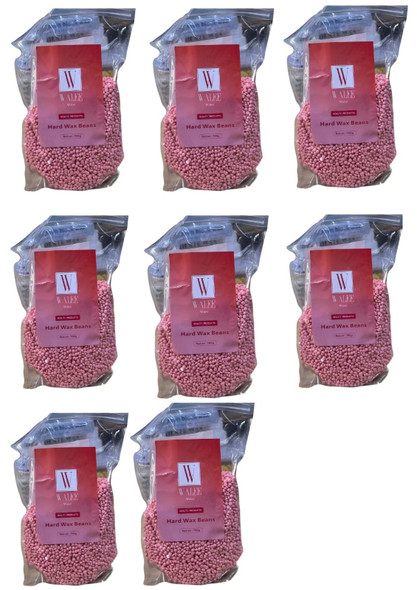 Walee Professional Pink Hot Film Wax Pellets 700g 8PC (Each one price 7.37) wholesale offer price- Next Day Free Delivery