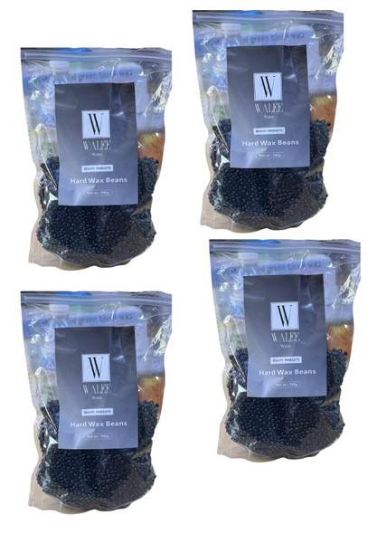 Walee Professional Black Hot Film Wax Pellets 700g 4PC(Each one price 9.49)- Next Day Free Delivery