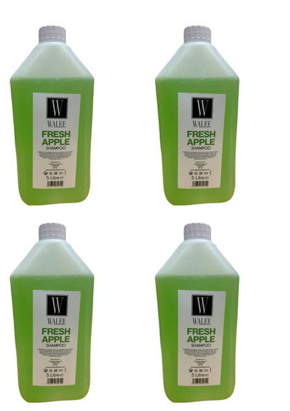 Walee Professional Fresh Apple Shampoo (5 litre) (4, 20000, millilitre) 4PC (Each one price 8.99)- Next Day Free Delivery