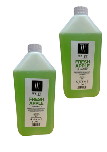 Walee Professional Fresh Apple Shampoo (5 litre) (2, 10000, millilitre) 2PC (Each one price 10.49)- Next Day Free Delivery