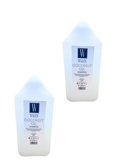 Walee Professional Coconut Oil Shampoo (5 litre) (2, 10000, millilitre) 2PC (Each one price 10.49)- Next Day Free Delivery