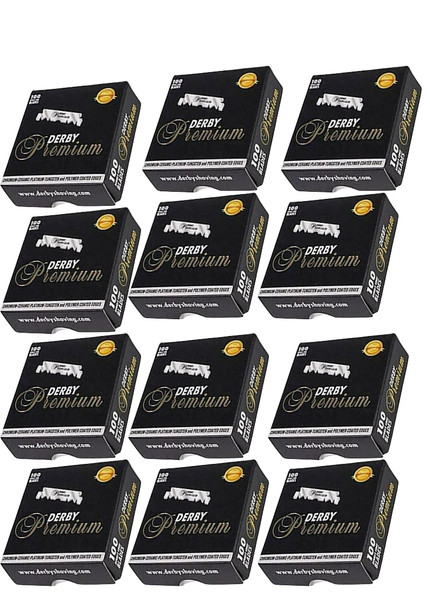 Derby Professional Extra Super Stainless Steel Single Edge Razor Blades Black 12pc( 1200 blades) (Each one price 2.79)- Next Day Free Delivery