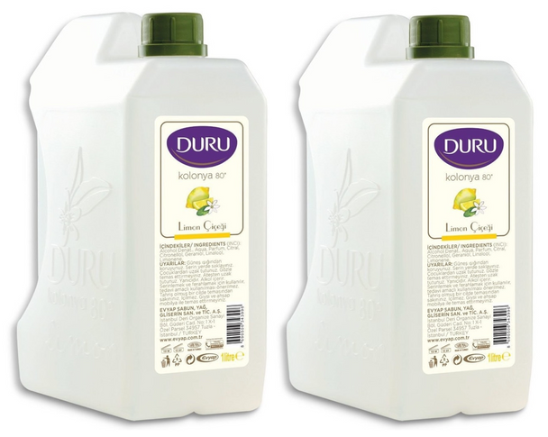 Duru Lemon Cologne 1 Litre-2PCS- Next Day Delivery