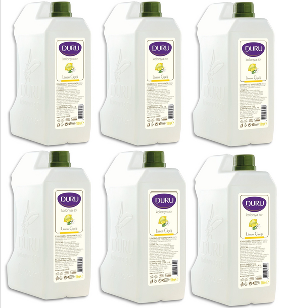 Duru Lemon Cologne 1 Litre- 6PCS- Next Day Delivery