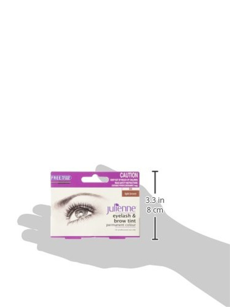 Julienne Eyelash and Eyebrow Permanent Light Brown 04 Colour Tint 15ml