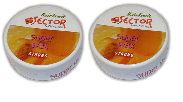 Sector Strong Hold Hair Wax With Peach Fragrance Super Hair Wax 150ml ( 2 Pcs Offer)