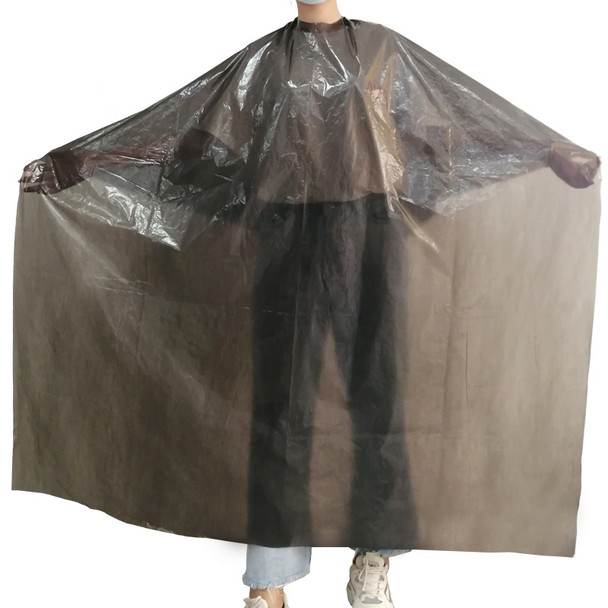 NMB Professional Black Disposable Gown/Apron/Large Cape for Salons, Hairdressers & Barbers 120x150cm (Pack of 50)- Next Day Delivery