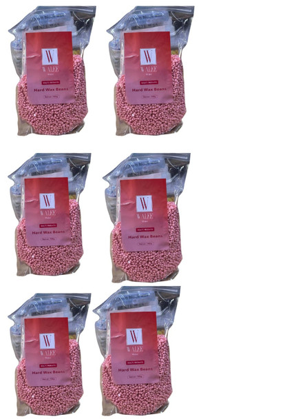 Walee Professional Pink Hot Film Wax Pellets 700g 6PC (Each one price 8.66)- Next Day Free Delivery