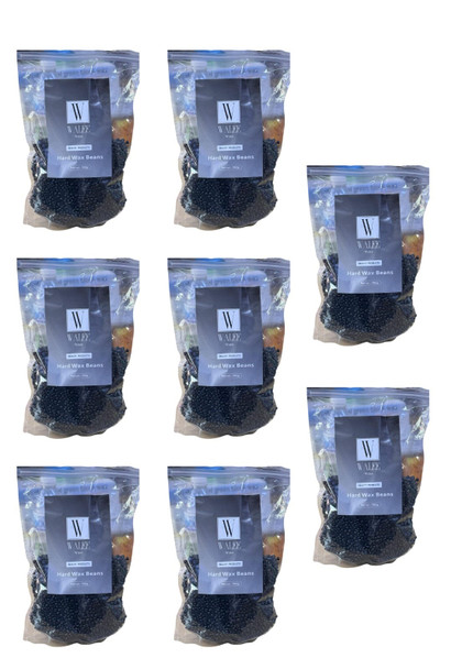 Walee Professional Black Hot Film Wax Pellets 700g 8PC (Each one price 7.37) wholesale offer price- Next Day Free Delivery
