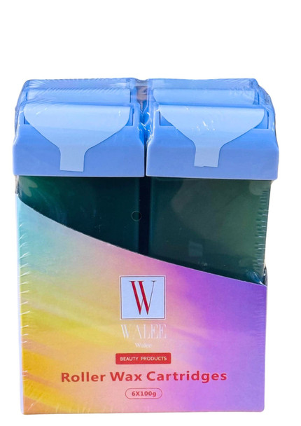 Walee Professional Roller Wax Waxing Cartridge Refill Depilatory Large Head 100ml Aloe Vera x 6- Next Day Delivery