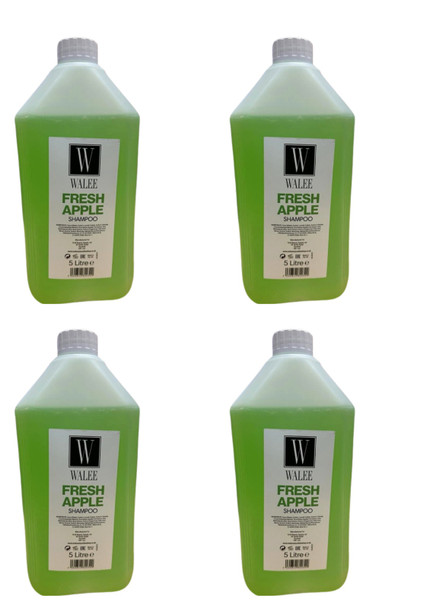 Walee Professional Fresh Apple Shampoo (5 litre) (4, 20000, millilitre) 4PC (Each one price 8.99)- Next Day Free Delivery