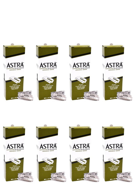 Astra Razor Blades, Pack of 100, Green 8 Pcs Offer (Each one price 6.24) (NEXT DAY FREE DEL)