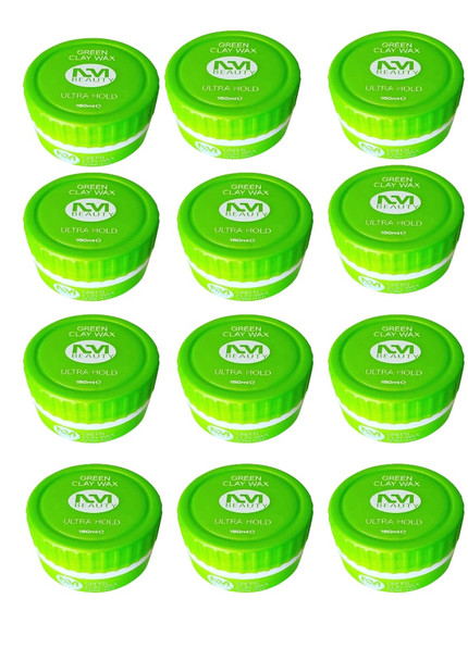 NMB AQUA HAIR WAX GREEN 150 ML 12pcs (Each one price 2.74)- Next Day Free Delivery