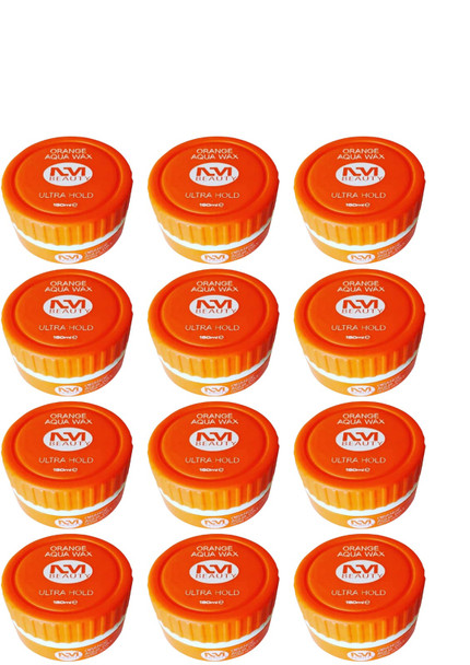 NMB AQUA HAIR WAX ORANGE 150 ML 12pcs (Each one price 2.74)- Next Day Free Delivery