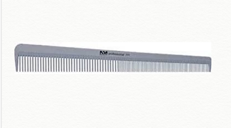 NMB Professional Hair Styling Tapered Comb Grey Colour Barbers and Hairdresser 111