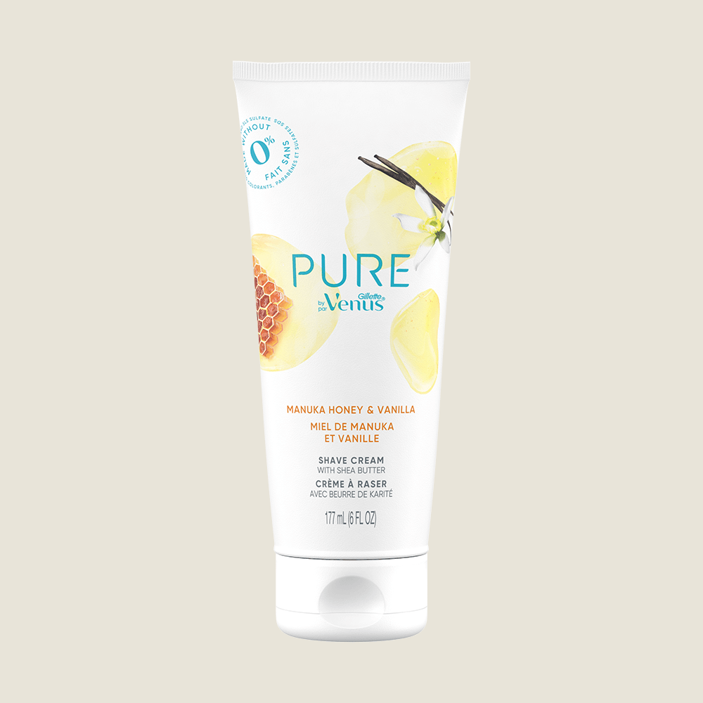 Manuka Honey and Vanilla PURE Women’s Shaving Cream Venus