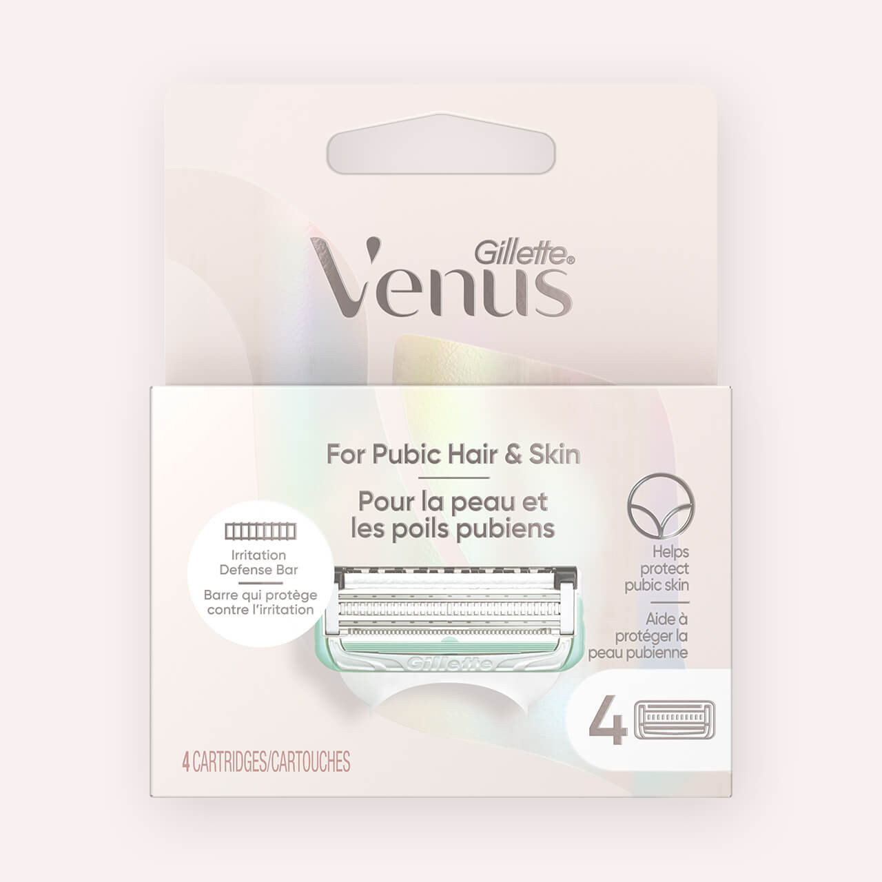 Pubic Hair Razor Refills for Easy Hair Removal Venus