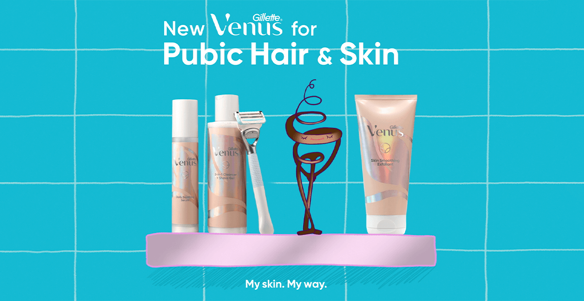 venus pubic hair & skin starter kit target