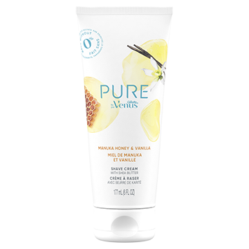 PURE by Gillette Venus, Shaving Cream - Manuka Honey and Vanilla (7.36 oz)
