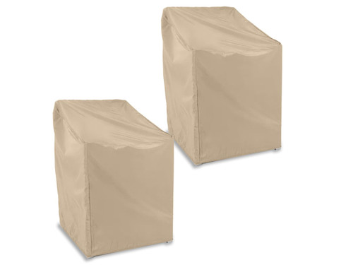 Covermates Classic Chair Cover – 25Wx28Dx36H, 2-Pack, Tan