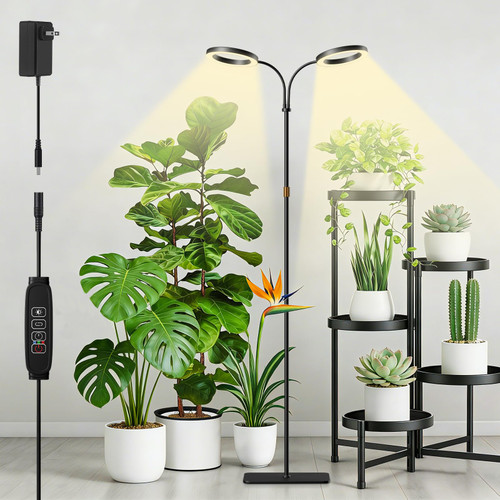 68" Full Spectrum Floor Grow Light with Stand for Tall&Large Indoor Plants