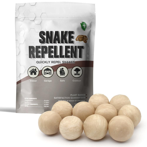 XLCKODY Snake Repellent for Yard, Snake Repellent Outdoor, Snake Away Repellent Outdoor, Snake Deterrent for Yard, Snake Deterrent Outdoor, Backyard Snake Repellent- 10 Packs