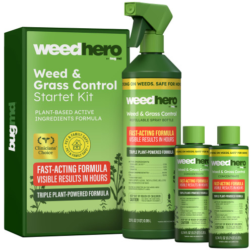 BugMD WeedHero Pet Safe Weed and Grass Killer Concentrate Kit