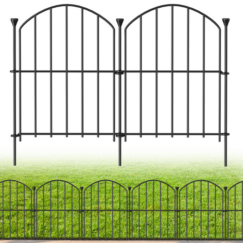 No Dig Garden Fence Panels, Dog Fence Outdoor for Yard, 30 Pack