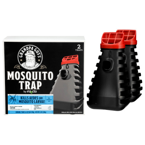 Grandpa Gus's Mosquito Trap and Outdoor Bug Killer for Outdoors, 2 Pack
