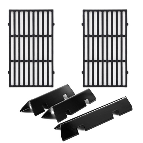 Spirit Grill Replacement Parts 7637 Grates 7635 Flavorizer Bars for Weber Spirit and Spirit II 200 Series Grills with Front Mount Controls E-210 E-215 E220 S210 S-215 S220 II E-210 II S-210 E210