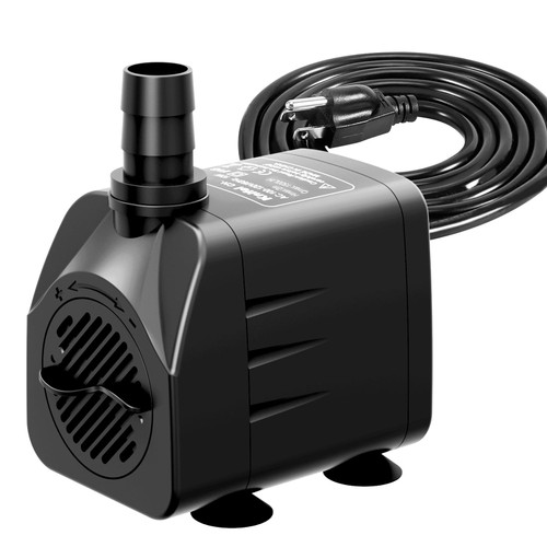 Knifel Submersible Water Pump 400GPH with Auto Shut Off 6.5ft High Lift