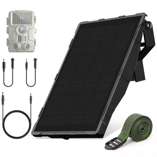 Trail Camera Solar Panel for Tactacam and Cellular&Wireless Hunting Camera