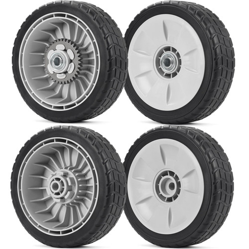 GICOOL 4 Pack HRR216K9VKAA Lawn Mower Wheels for Honda HRR216 HRS216 HRT216
