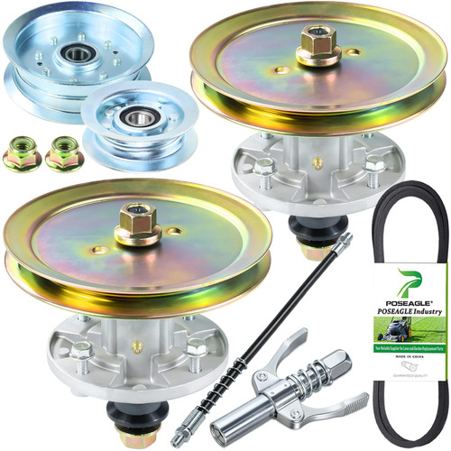 POSEAGLE 2 Pcs GY21098 Spindle Assembly for John Deere D105 D110 D130 Decks