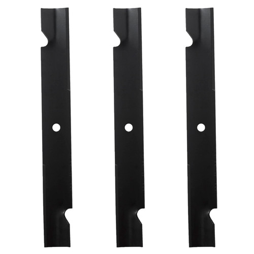 BCQNXX 038-6050-00 High Lift Mower Blades Set for Bad Boy Exmark Gravely Hustler Toro 60" Lawn Mower, Replaces 038-2007-00 038-6060-00 038-6002-00, Compatible with ZT60 CZT60 (3PACK)