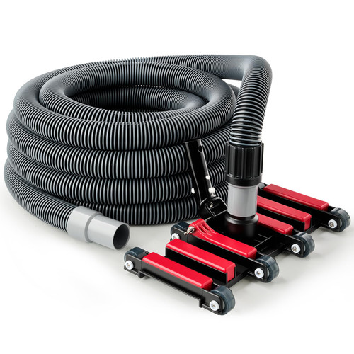 Sepetrel Professional Pool Vacuum Hose and Head – Heavy Duty Hoses with Swivel Cuff and Weighted Flexible Vacuum Head, for Ingraound & Above Ground Pools
