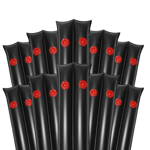 10 Pack 8Ft Pool Water Bags & Tubes for Inground Pool Cover