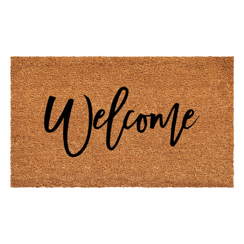 Calloway Mills Cursive Welcome Doormat, 24" x 48"