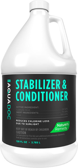 AquaDoc Pool Stabilizer and Conditioner with Liquid Cyanuric Acid - 128oz