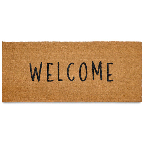 Welcome Long Door Mat 48x24 Inch Oversized Welcome Mat Coir For Double Door