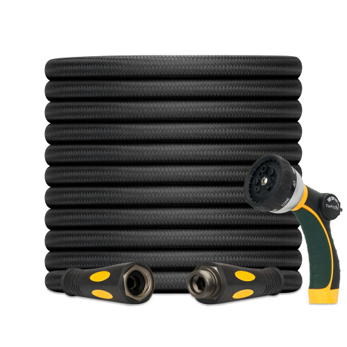 TheFitLife 50 FT Garden Hose, Heavy Duty, Lightweight, Kink-Free, Flexible