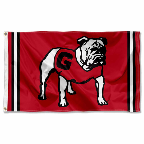 Georgia Bulldogs Vintage Retro Throwback 3x5 Banner Flag