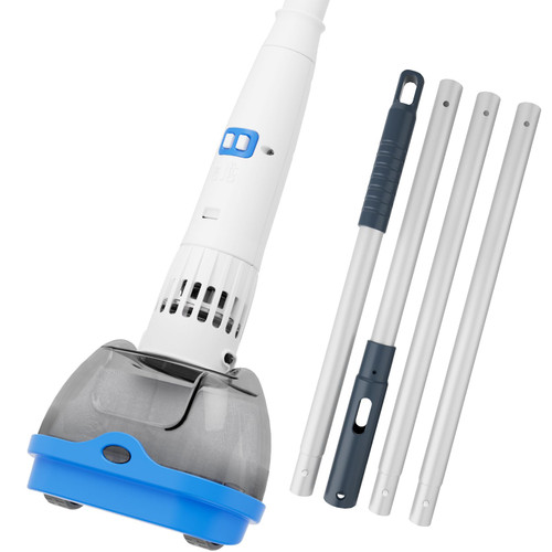Rechargeable Hot Tub Vacuum Cleaner for Spa - Magnetic Drive System, Ultra Fine Mesh Filter for Small Particle, Spot Cleaning for Above-Ground Inground Pools, 70 Mins