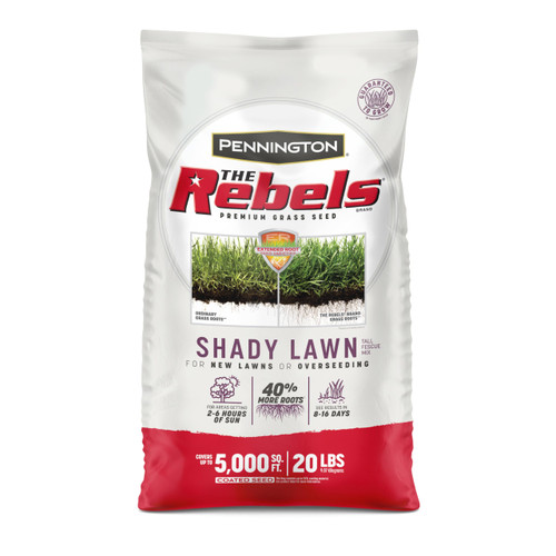 PENN The Rebels Shady Lawn Mix PC, Tall Fescue Grass Seed, 28/20 lb