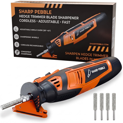 Sharp Pebble Cordless Hedge Trimmer Sharpener Kit – Blade Sharpening Tool