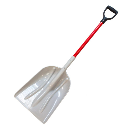 Bully Tools Heavy Duty Poly Scoop X-Long Fiberglass D-Grip, Made in USA