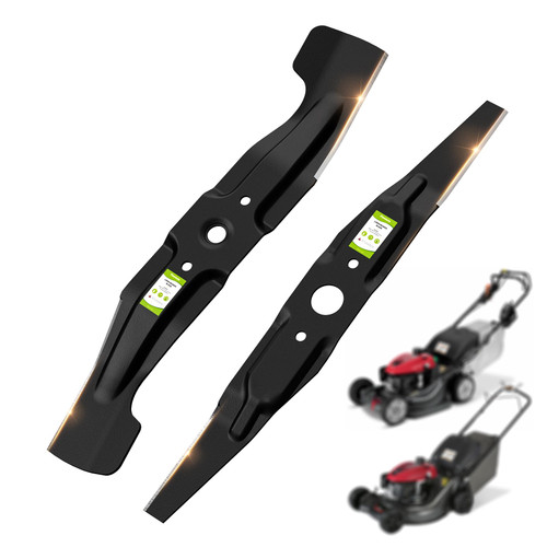 Fismiuta Lawn Mower Blades for Honda HRR216 HRR216K9 VKA VYA, HRX217, High Lift Mulching Blades for Walk Behind Mowers, 21" Twin Blade Set Replaces OEM no. 72531-VH7-000 & 72511-VH7-000 (Set of 2)